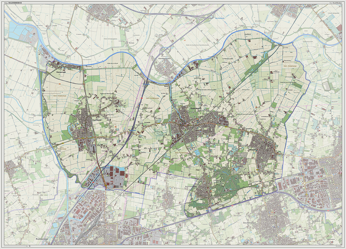 Digitaal - Bestel deze kaart digitaal als JPEG of EPS bestand