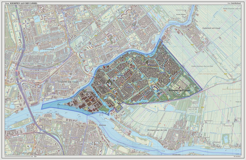 Krimpen aan den IJssel 1033 - Kaarten en Atlassen.nl