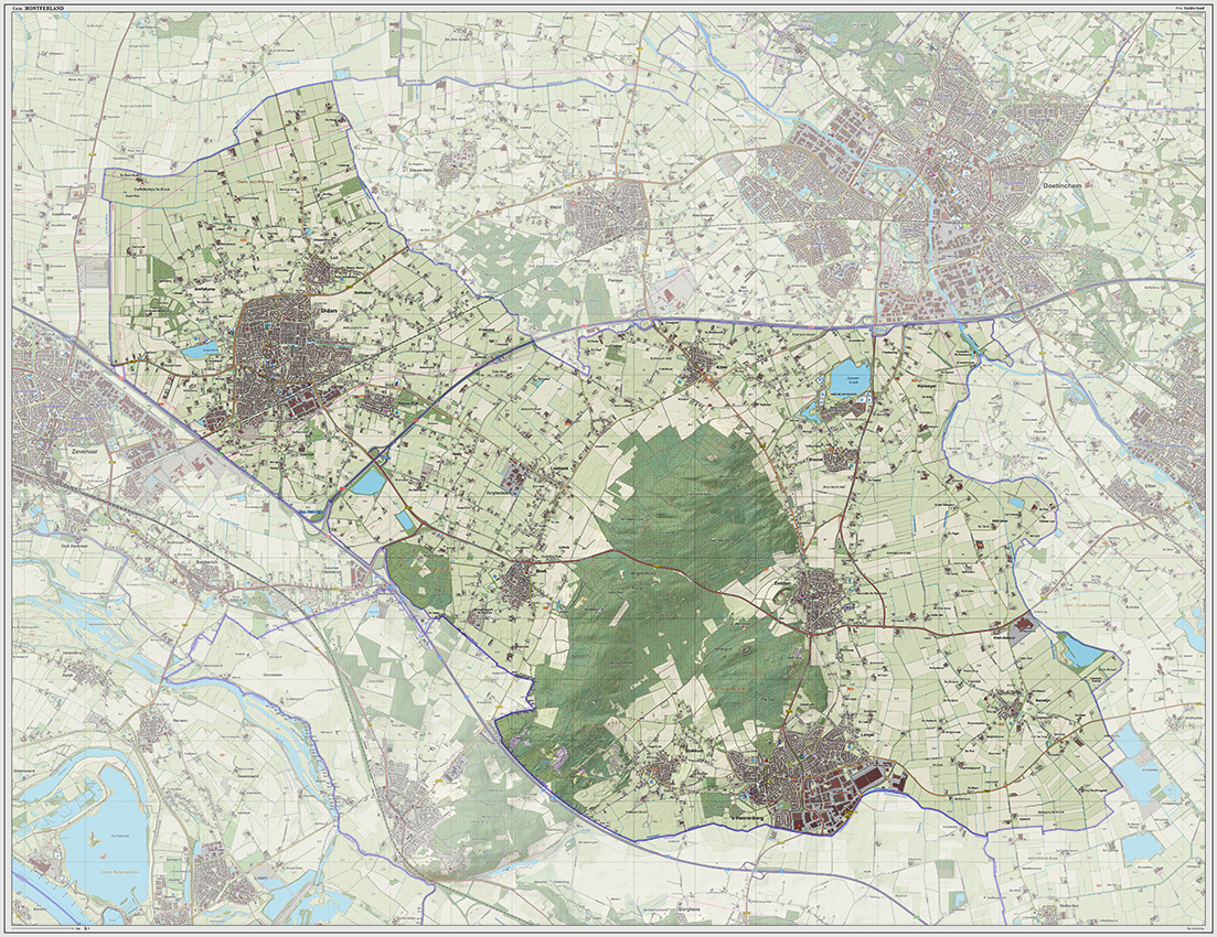 Digitaal - Bestel deze kaart digitaal als JPEG of EPS bestand