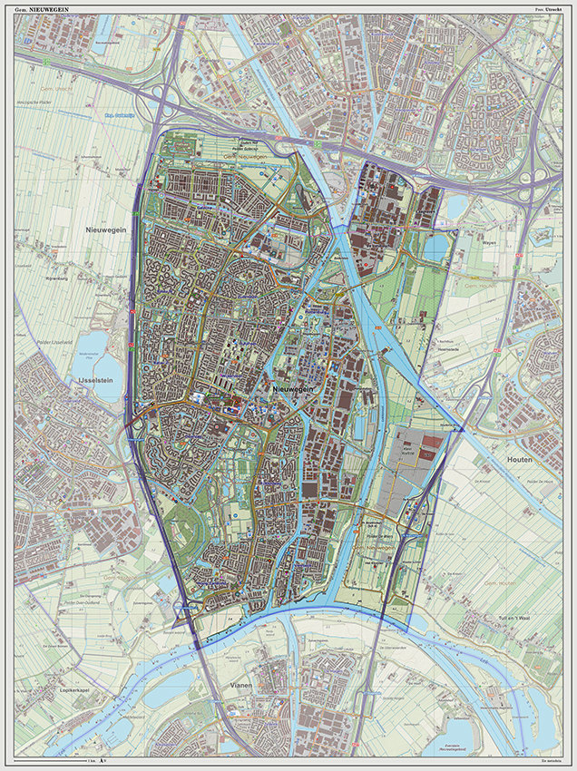Digitaal - Bestel deze kaart digitaal als JPEG of EPS bestand