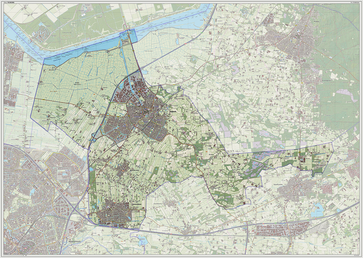 Digitaal - Bestel deze kaart digitaal als JPEG of EPS bestand
