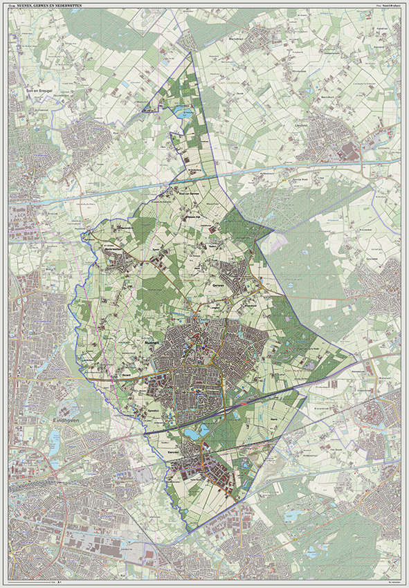 Digitaal - Bestel deze kaart digitaal als JPEG of EPS bestand