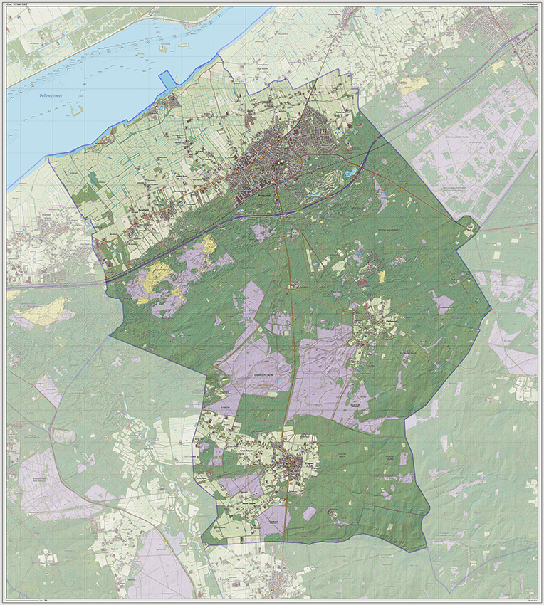 Digitaal - Bestel deze kaart digitaal als JPEG of EPS bestand