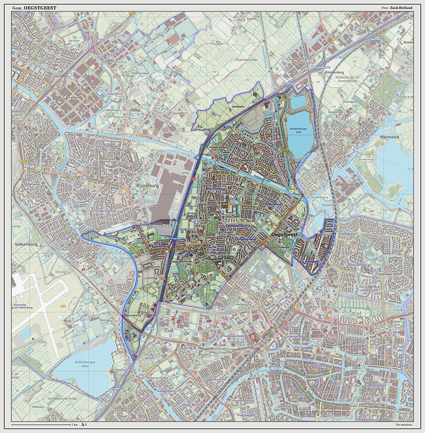 Digitaal - Bestel deze kaart digitaal als JPEG of EPS bestand