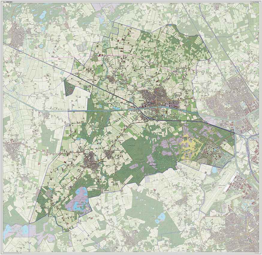 Digitaal - Bestel deze kaart digitaal als JPEG of EPS bestand