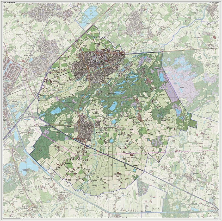Digitaal - Bestel deze kaart digitaal als JPEG of EPS bestand
