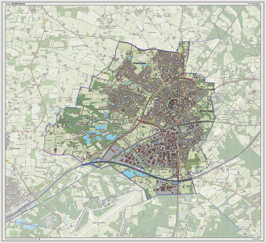 Digitaal - Bestel deze kaart digitaal als JPEG of EPS bestand