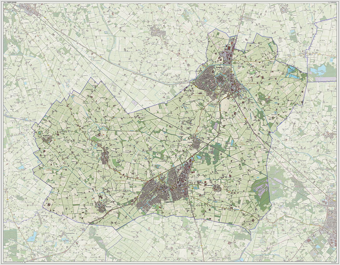 Digitaal - Bestel deze kaart digitaal als JPEG of EPS bestand