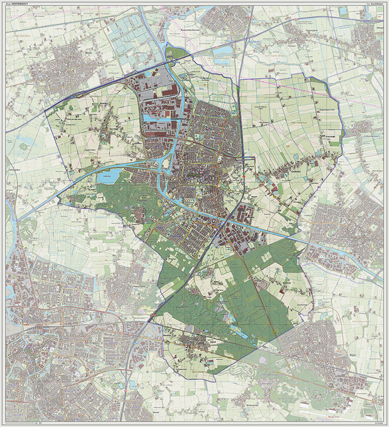 Digitaal - Bestel deze kaart digitaal als JPEG of EPS bestand