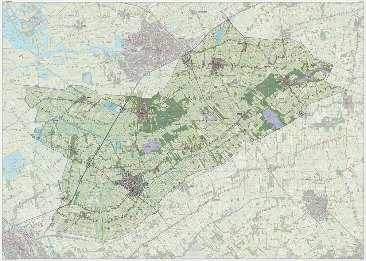 Digitaal - Bestel deze kaart digitaal als JPEG of EPS bestand