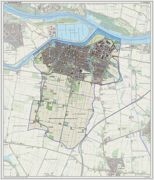 Digitaal - Bestel deze kaart digitaal als JPEG of EPS bestand