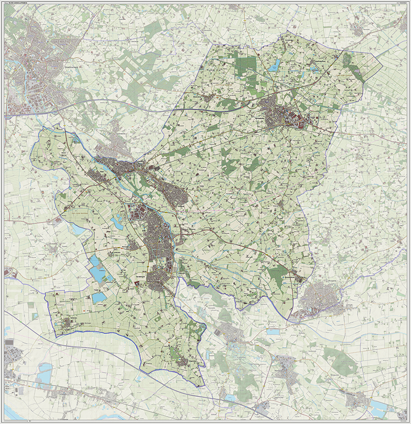 Digitaal - Bestel deze kaart digitaal als JPEG of EPS bestand