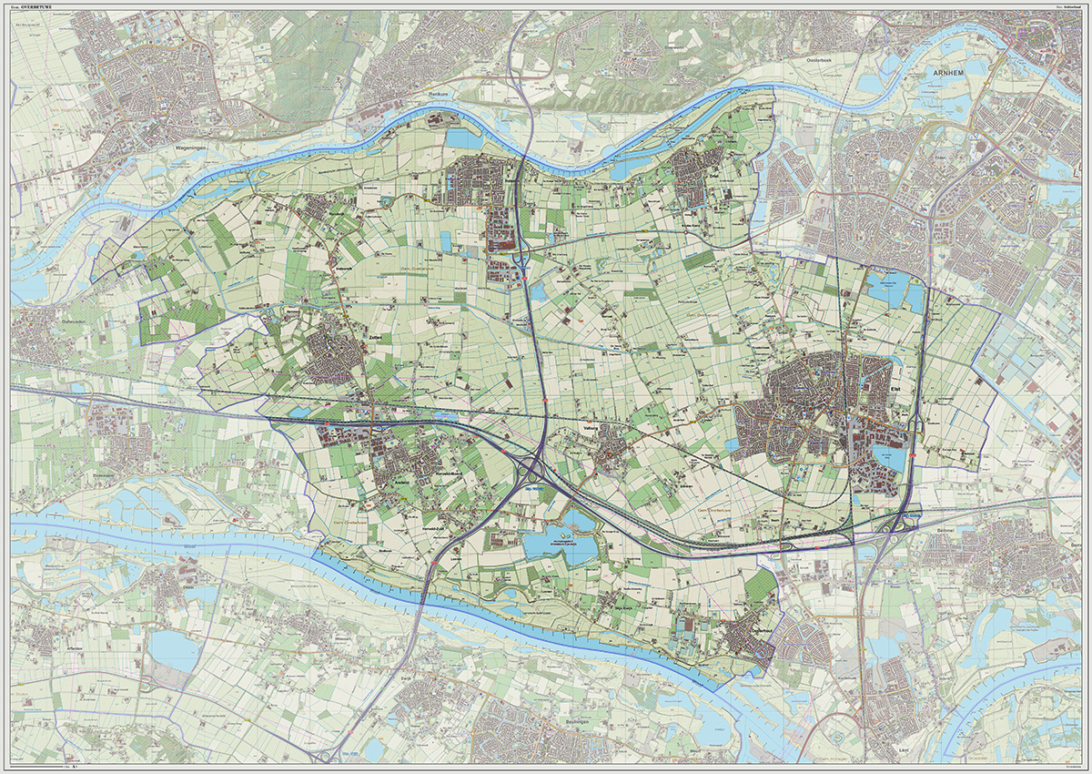 Digitaal - Bestel deze kaart digitaal als JPEG of EPS bestand