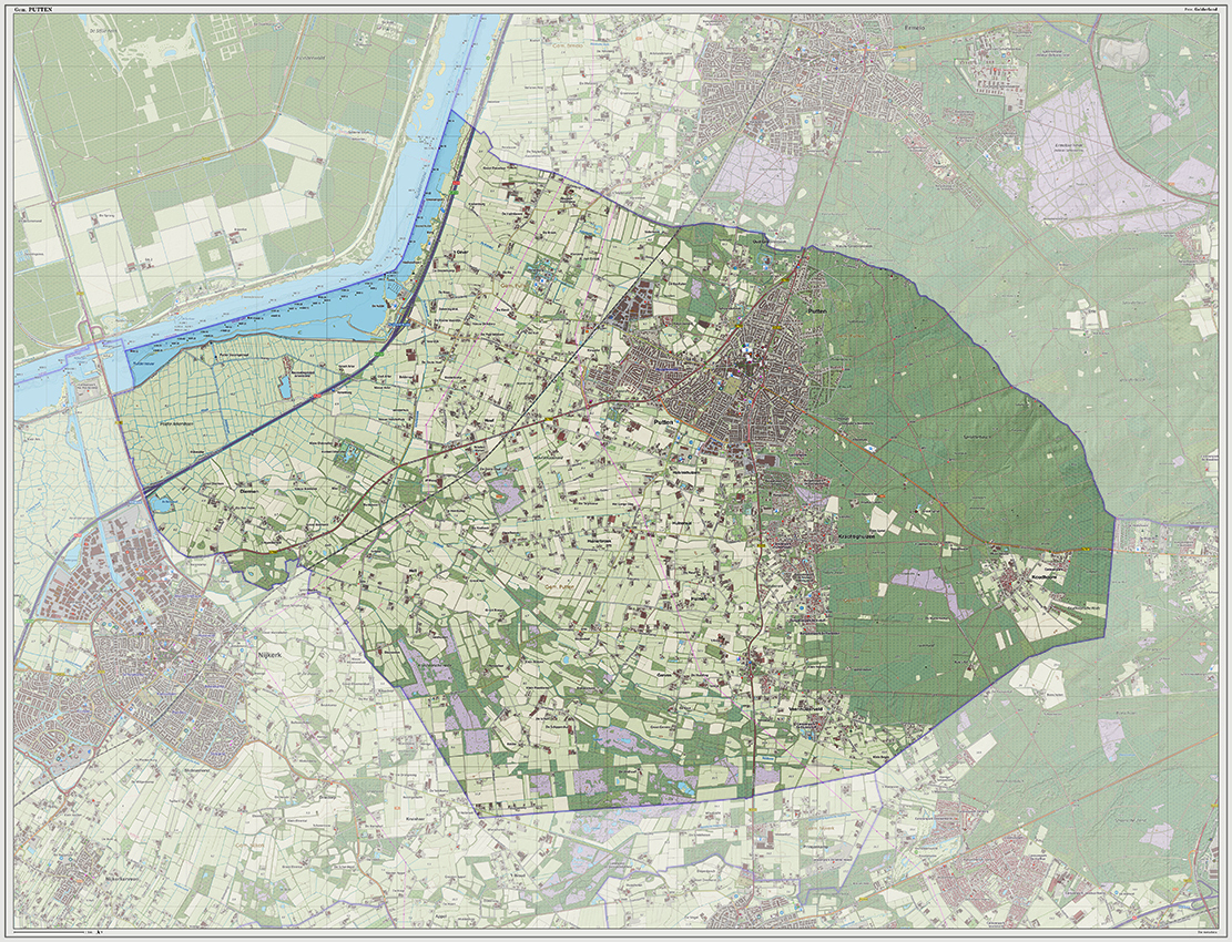 Digitaal - Bestel deze kaart digitaal als JPEG of EPS bestand