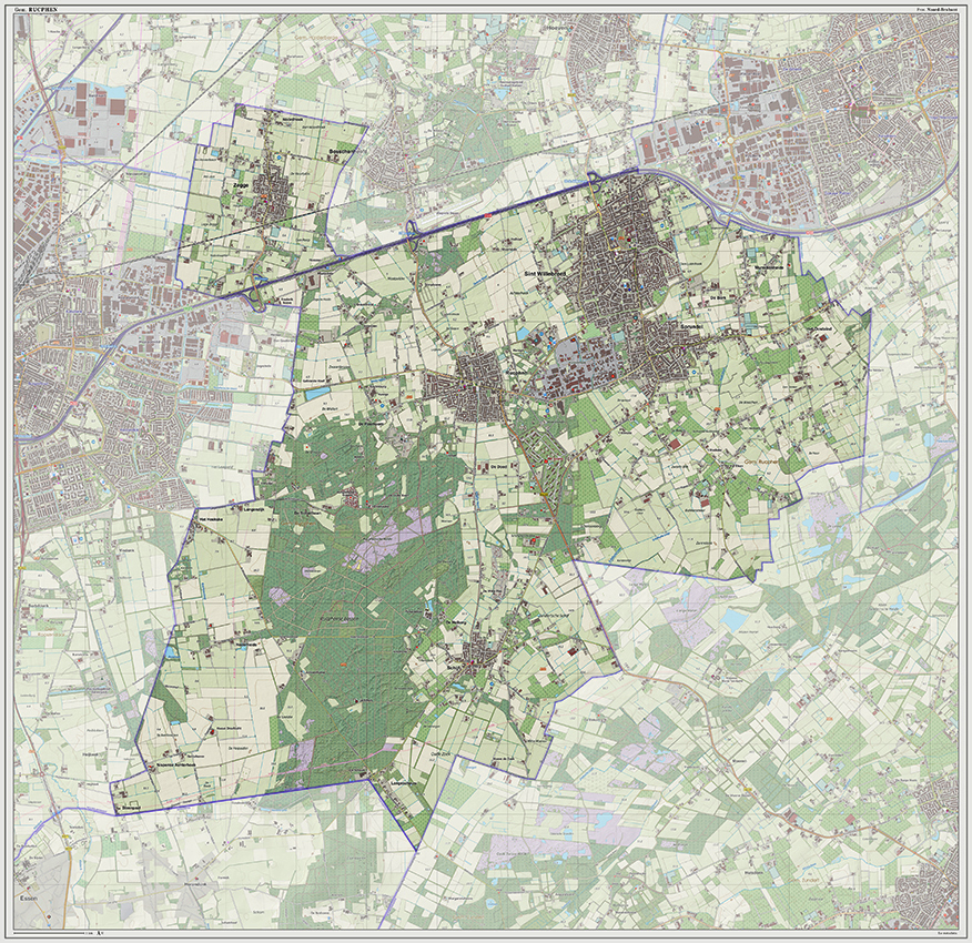 Digitaal - Bestel deze kaart digitaal als JPEG of EPS bestand