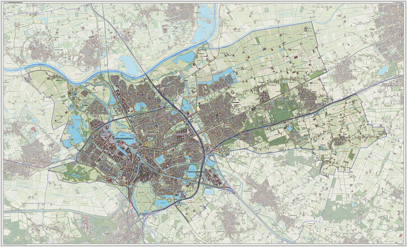 Digitaal - Bestel deze kaart digitaal als JPEG of EPS bestand