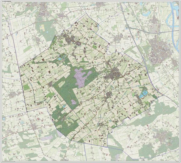 Digitaal - Bestel deze kaart digitaal als JPEG of EPS bestand