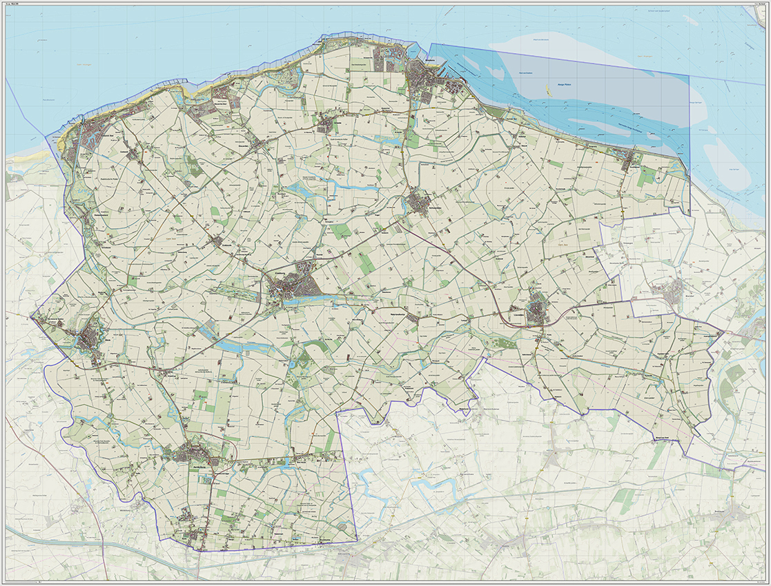 Digitaal - Bestel deze kaart digitaal als JPEG of EPS bestand