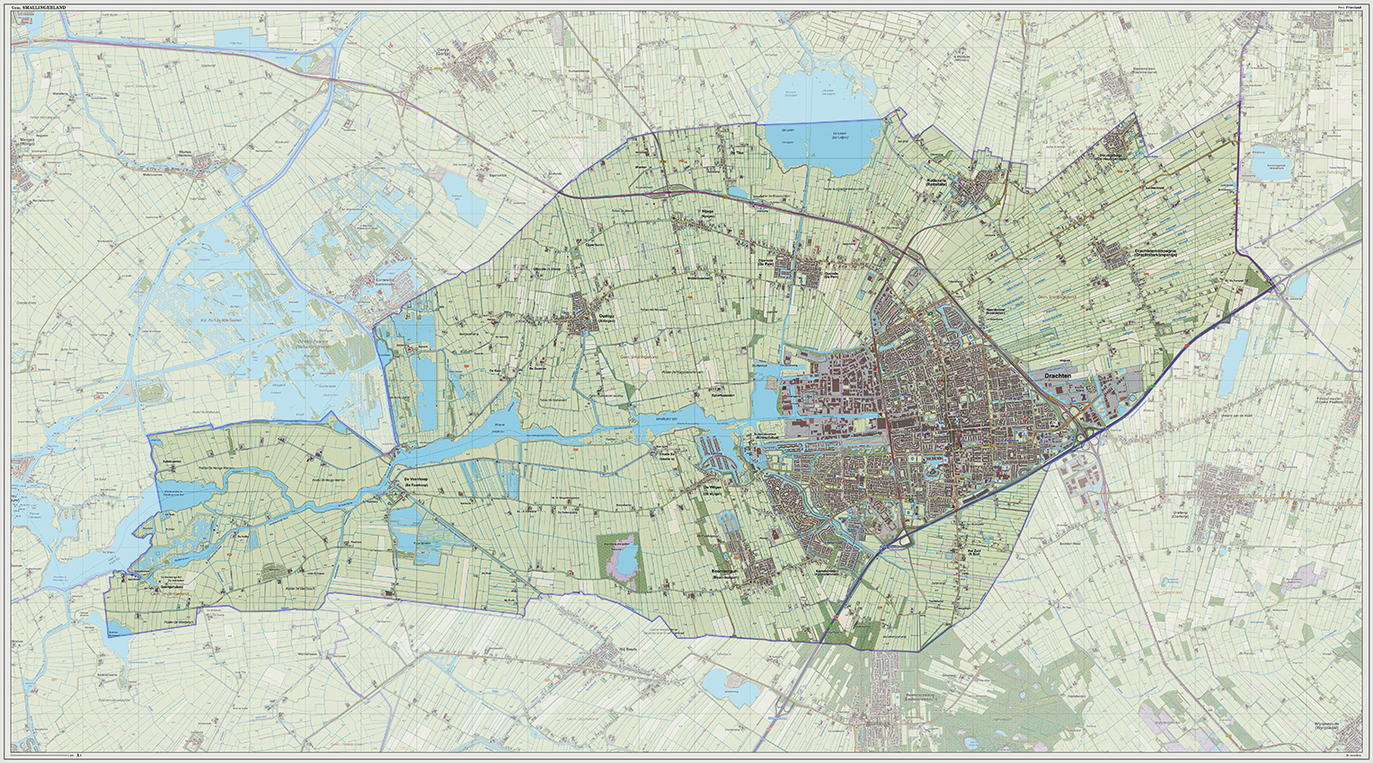 Digitaal - Bestel deze kaart digitaal als JPEG of EPS bestand