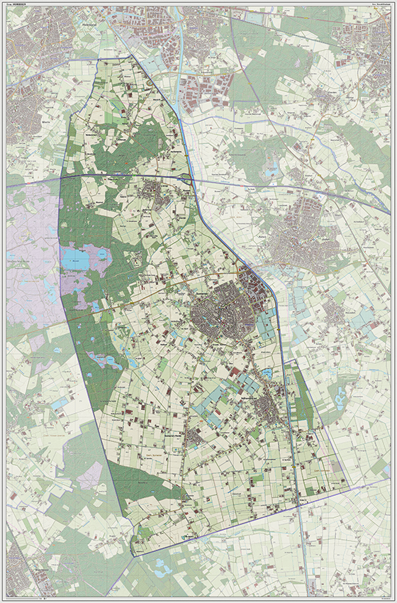 Digitaal - Bestel deze kaart digitaal als JPEG of EPS bestand