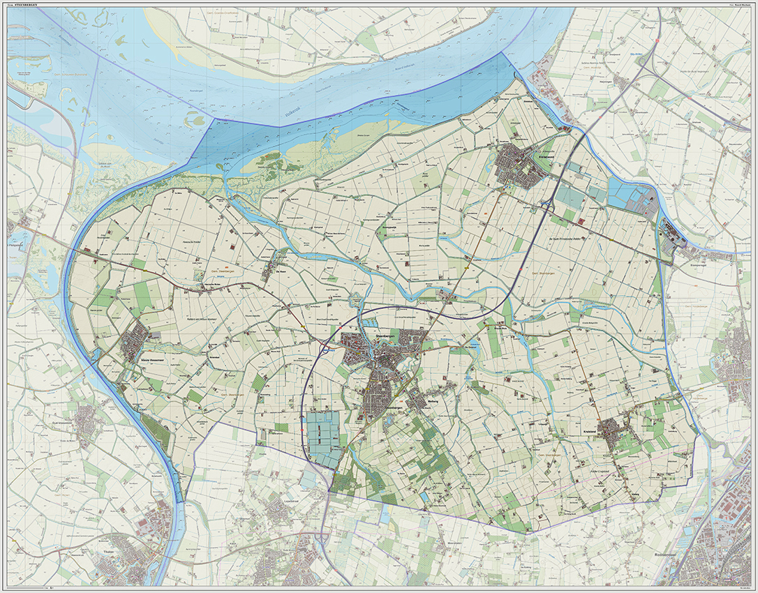 Digitaal - Bestel deze kaart digitaal als JPEG of EPS bestand