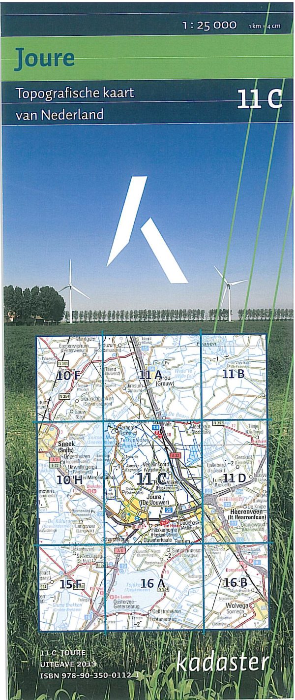 Topografische Kaart 11C Joure - Afbeelding 2