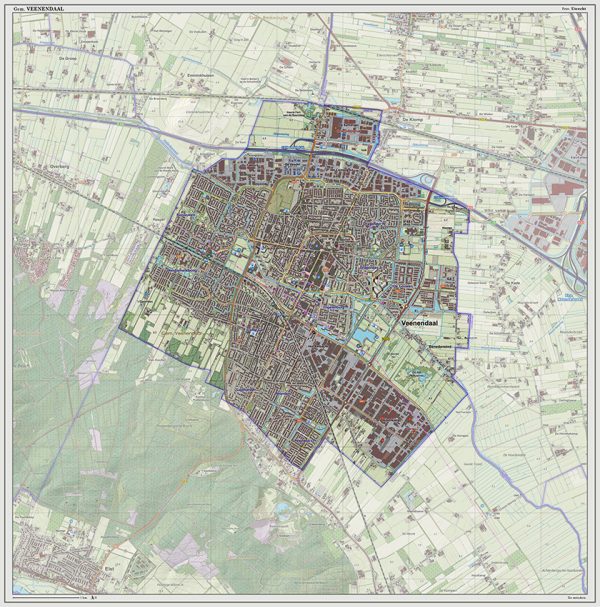 Digitaal - Bestel deze kaart digitaal als JPEG of EPS bestand