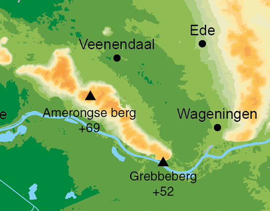 Hoogtekaart Nederland - nauwkeurig