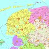 Staatkundige kaart 3 noordelijke provincies 1791