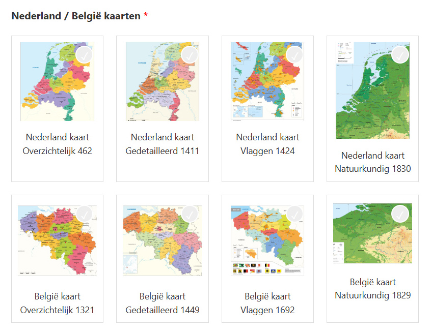 Stel je eigen schoolkaarten set samen