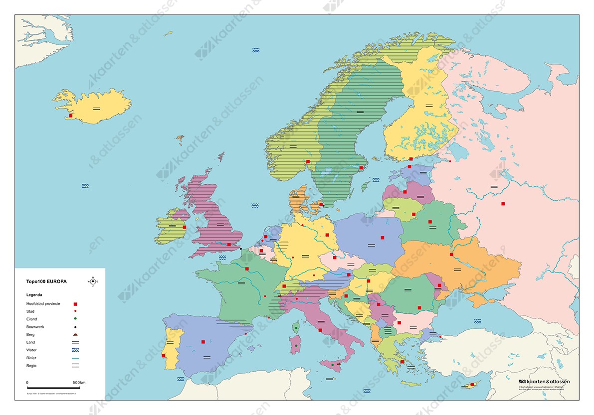 Europa Kaart Met Namen Europa Kaart Met Namen