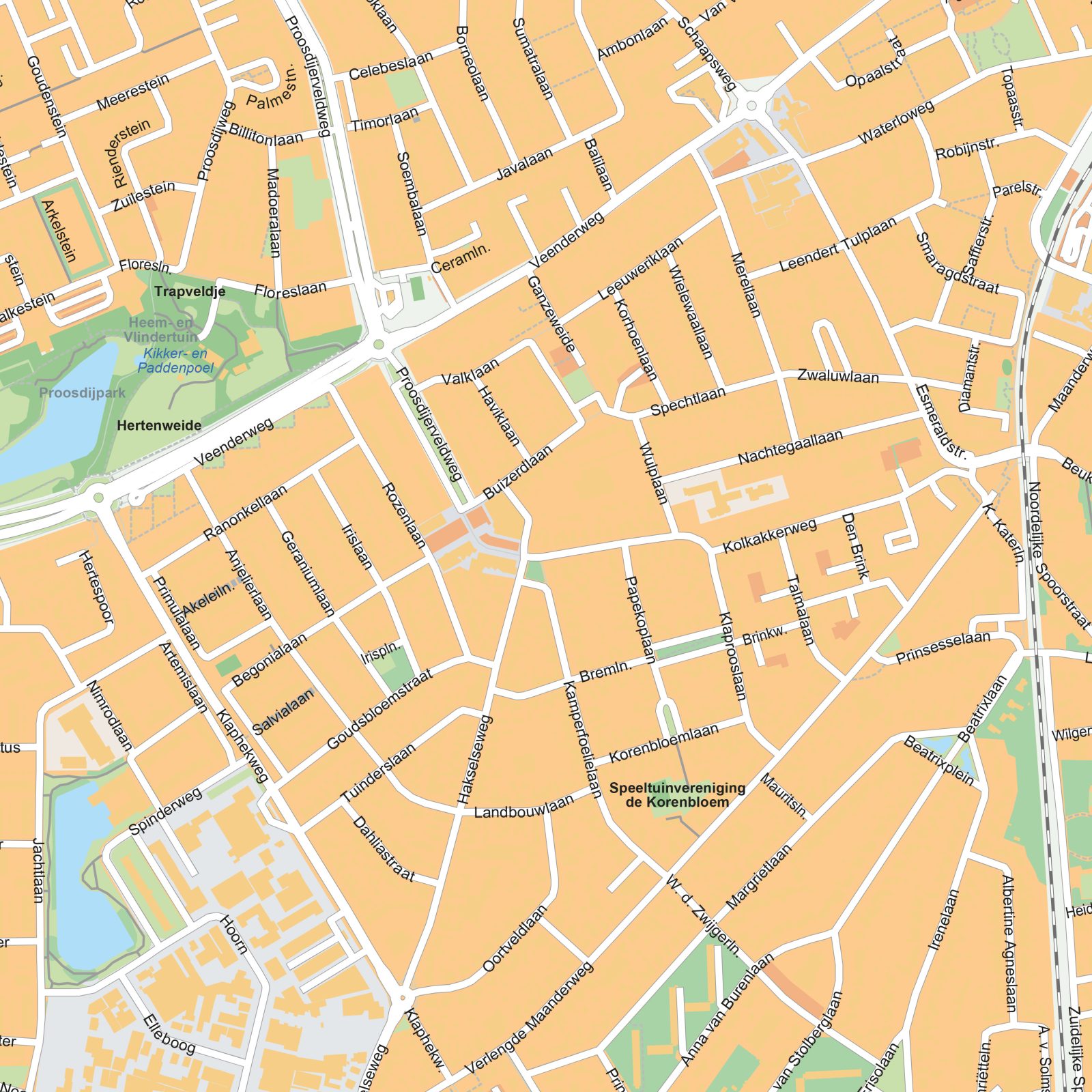 Kaart Ede detail