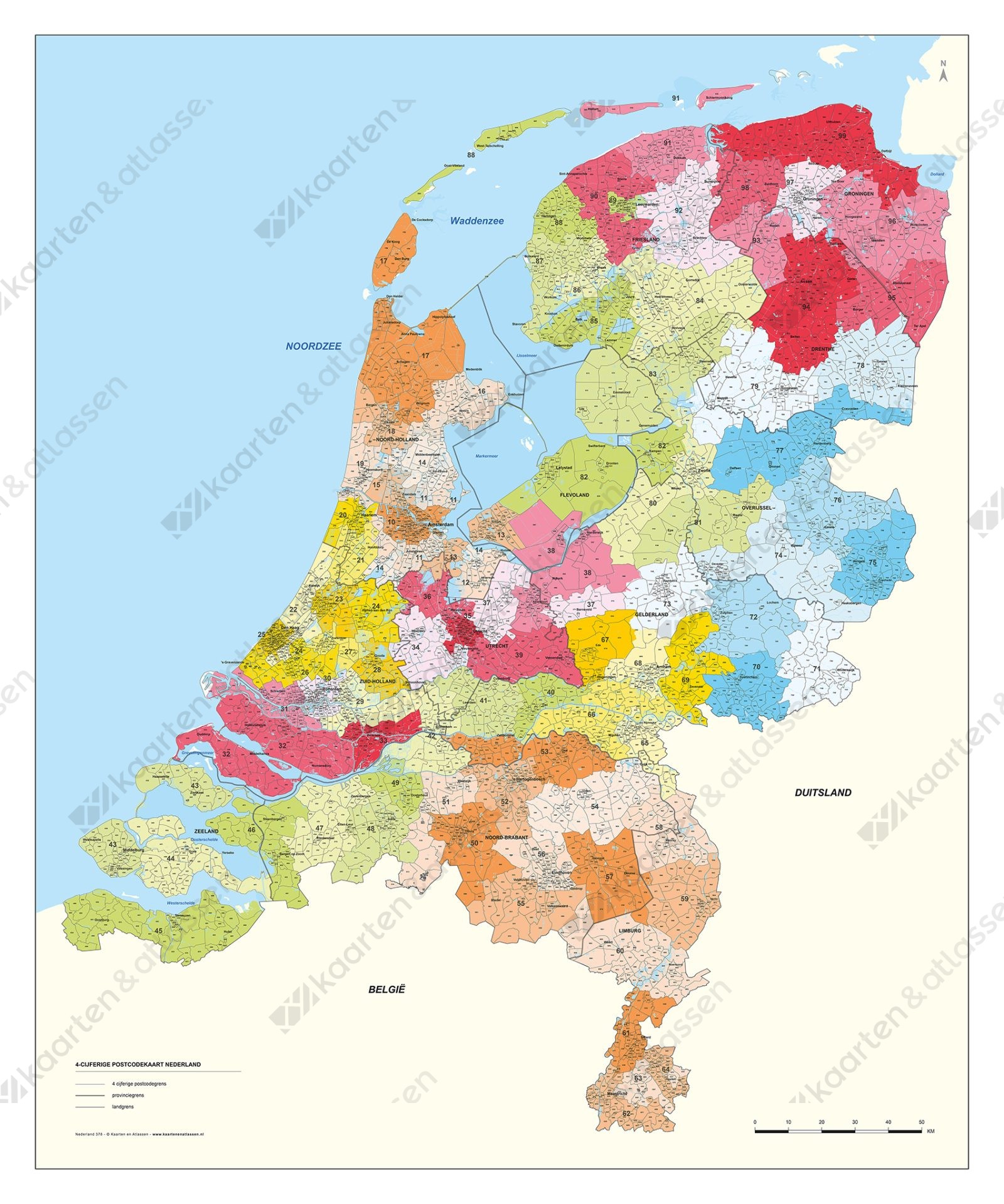 4-cijferige_postcodekaart_nederland_378