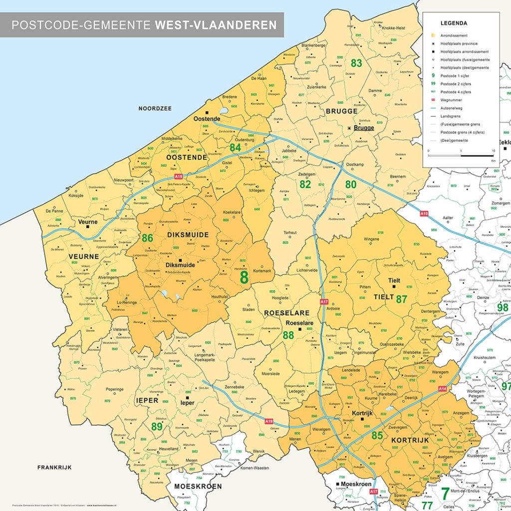 België kaarten