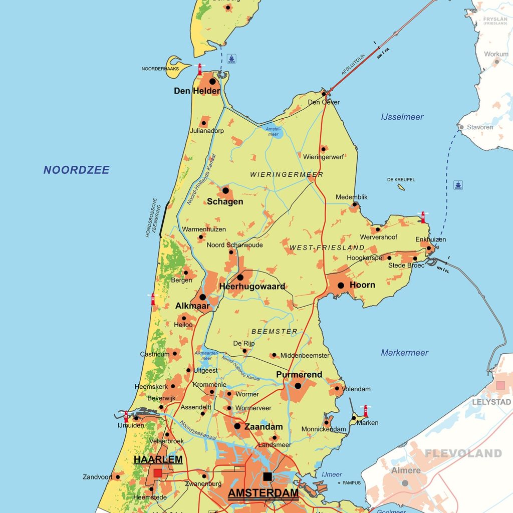 Nederland kaarten