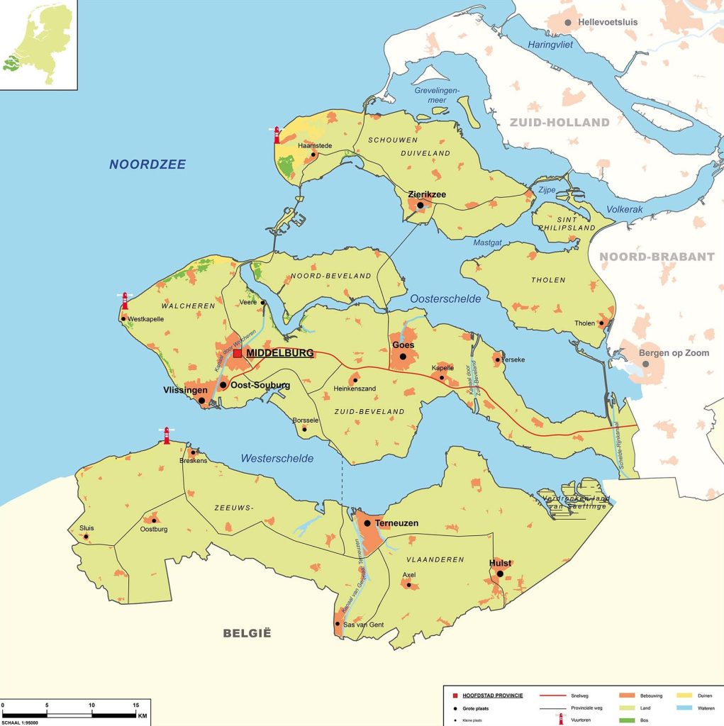 Provinciekaarten overzicht, Kaart 459 Zeeland
