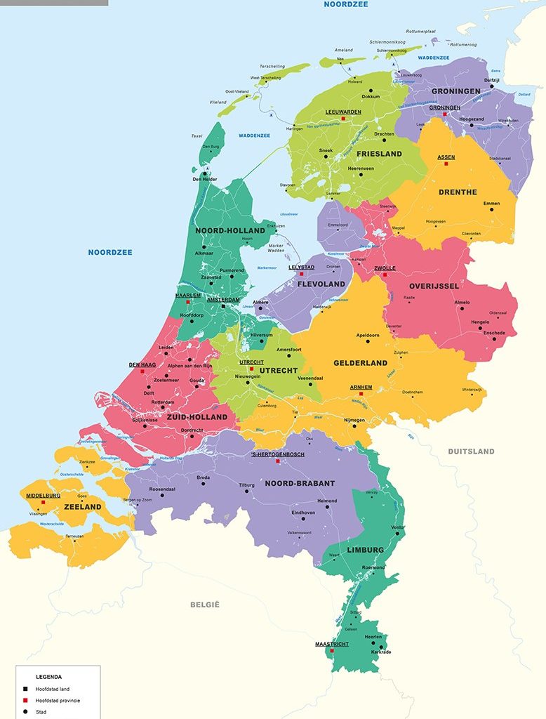Schoolkaarten Nederland