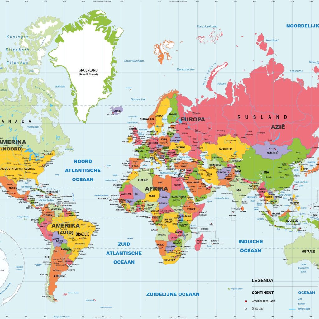 Staatkundige Wereldkaarten