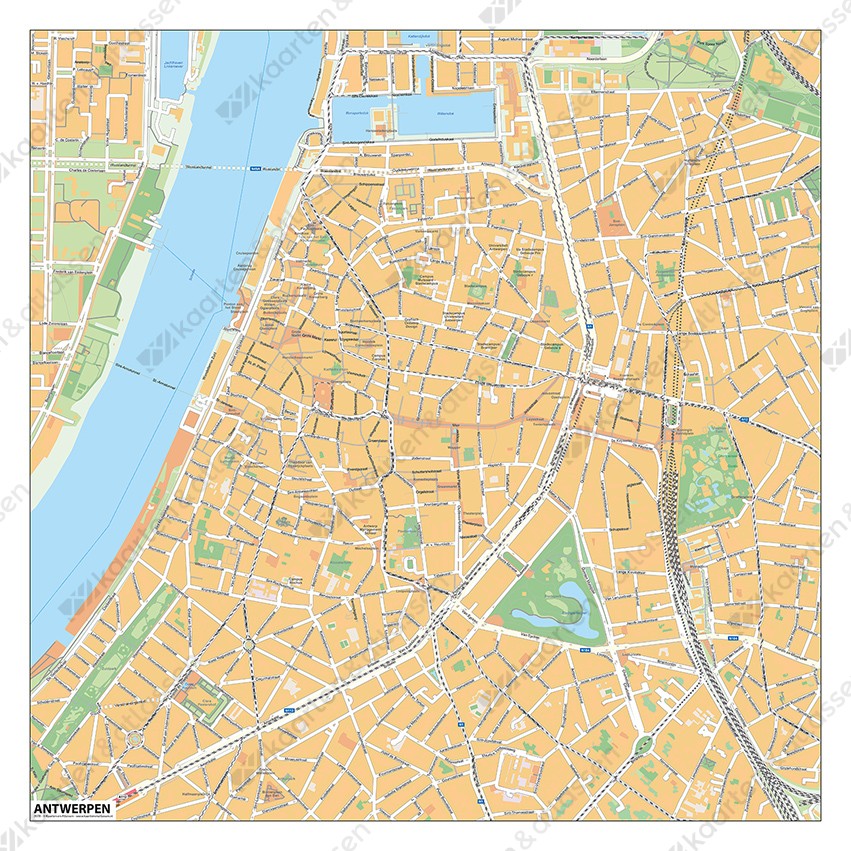 Centrumkaarten Antwerpen 2078
