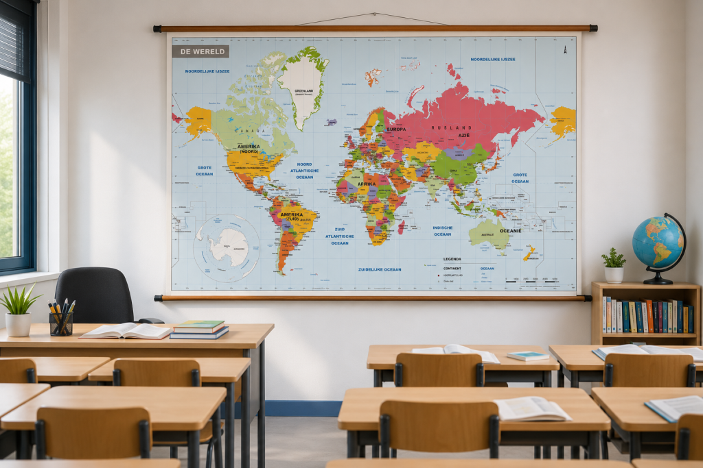 De geschiedenis van de schoolkaart in Nederland