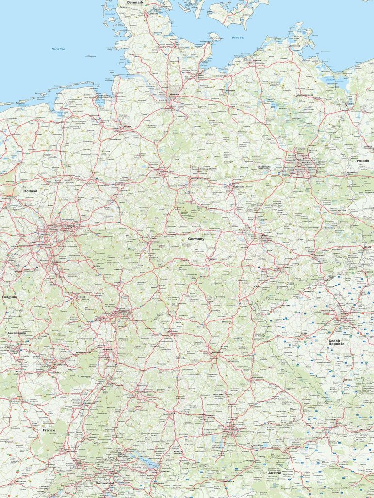 wegenkaarten duitsland 1614 uitsnede
