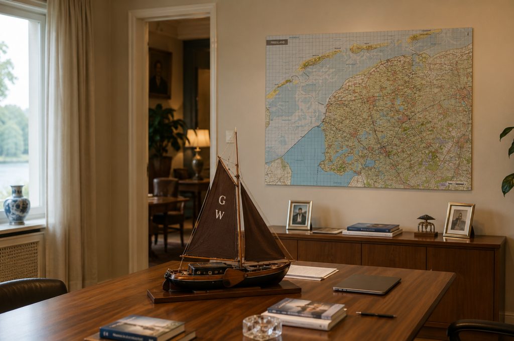 Provinciekaart 1484 topografische kaart Friesland Kamer Com. v.d. Koningin